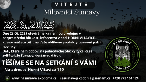 Kamenná prodejna v Horní Vltavici 