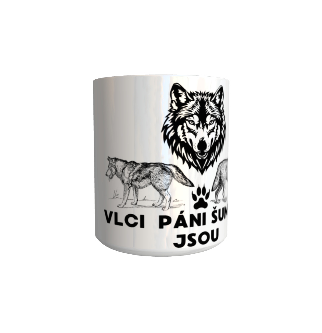 Hrníček - Vlci páni Šumavy jsou 